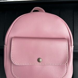 Pink Portland Leather Goods Mini Backpack